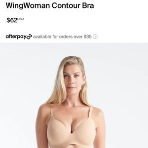 Knix Wingwoman Contour Bra Size 6++ (Fits 32G, 34G, 32H)